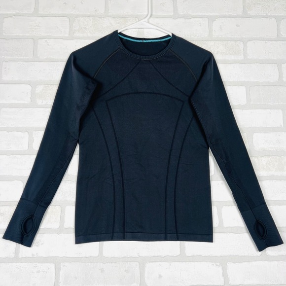 ivivva by lululemon Other - Ivivva Lululemon Swiftly Tech Long Sleeve Shirt Black Thumbholes Youth 12